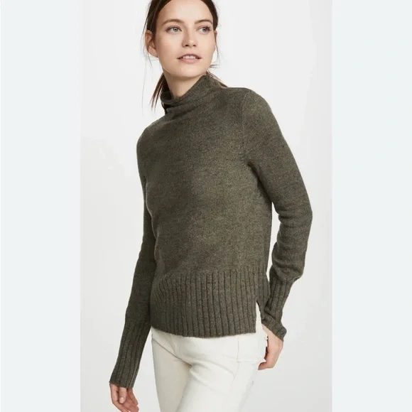 Madewell Women's Donegal Mock Neck Sweater - Picture 1 of 8